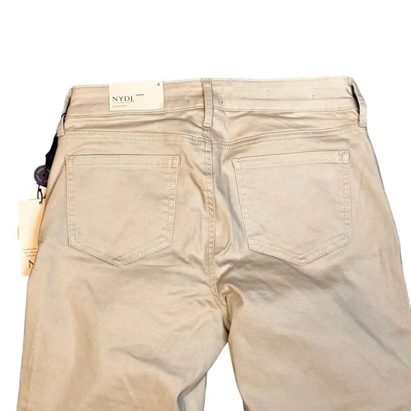 NYDJ Marilyn Straight Cropped LiftxTuck Technology Feather Denim Jeans Women's 4 - Picture 8 of 14